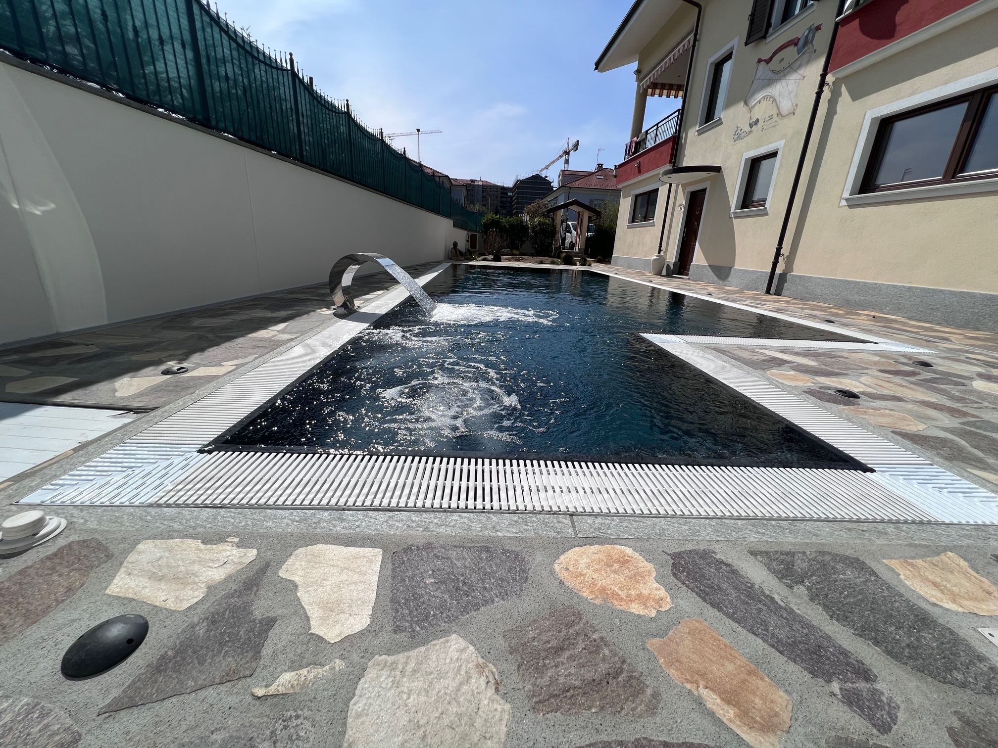 Piscina interrata personalizzata